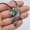 Viking Caribbean Ghost Unicorn Pendant Jewelry Skull Pirates Necklace Jewelry