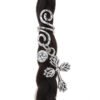 Magic Wicca~1pc Viking Spiral Hair Beads with Floral Cross Charms for Hair Braids for Beard Hair Beads Cubic Zircon-Series