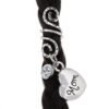 Magic Wicca~1pc Viking Spiral Hair Beads with Love Mom Charms for Hair Braids for Beard Hair Beads Cubic Zircon-Series