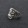 1pc Vintage Orange Blossom Spoon Ring Women Adjustable Spoon Rings Anniversary Rings Jewelry
