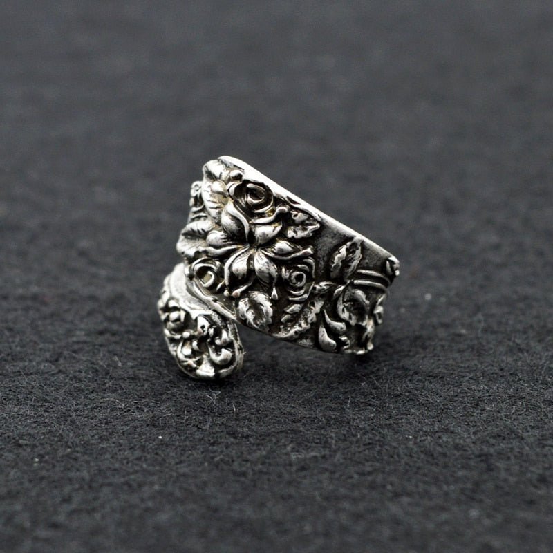 Vintage Spoon Ring - wiccan rings handmade with vintage charm