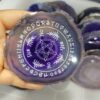 1pcs Placemat Natural Purple Agate Slice Stones Quartz Divination Energy Stones For Luck Chakra Mat Drink Cap Coaster - Stones