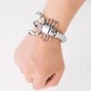 Magicun Viking~2018 New Hyperbole  Stainless Steel Crocodile Cuff Bracelets as men gift