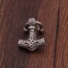 Magicun Viking~2018 Stainless steel Viking Wolf Thor's Hammer fake nose ring