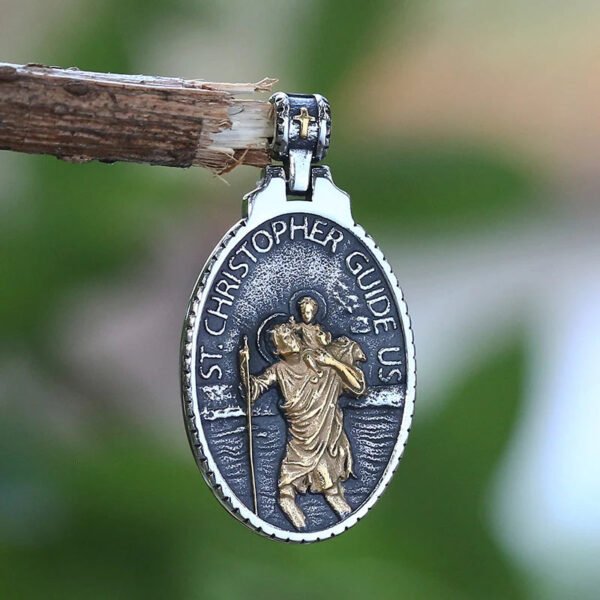 St Chrisstopher Guide Us Pendant Necklace Lucky Chain Jewelry
