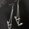 2022  Goth The Beast Comes At Night Earrings Moon Dangle Claw Witch Creativity Punk Jewelry Gift Women Classical Halloween
