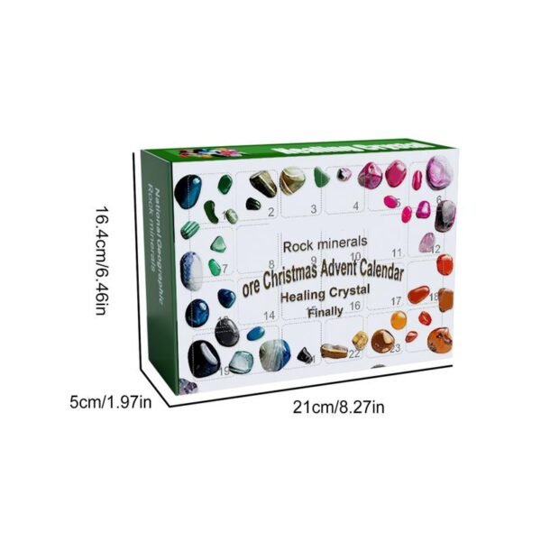 2023 Ore Christmas Advent Calendar Gems Ore Collection Toys Home Decor Rocks Minerals & Fossils Advent Calendar Toys For Kids - Advent Calendars