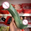 20CM Natural Green Aventurine Crystal Quartz Massage Wand
