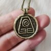 Vintage Avatar Last Airbender Earth Kingdom Pendant Necklace