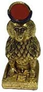 Magic  Collection~7 Miniature Egyptian Figurines : Horus The Falcon, Khufu Ship, Babi The Baboon, Bastet Cat, Falcon, Anke, 2.25"-3.25" Tall
