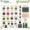 Witchcraft Supplies Wiccan Tools for Beginners - 50 Set Witchy Gifts Starter Kit