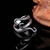Gothic Ring Titanium Steel Gothic Deep Sea Squid Octopus Ring