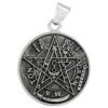 Sterling Silver Tetragrammaton Pentagram Pentacle Pendant