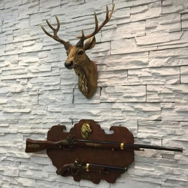 Rustic Farmhouse Decor: Faux Deer Head