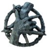 Baphomet Pentagram Claw Statue Ornament Baphomet Hand Free Standing Plaque Devil Hand Sculpture Decorations