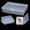 2pcs Transparent plastic boxes playing cards container PP storage case packing poker bridge box for small pokers set   Game related