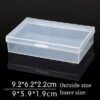 2pcs Transparent plastic boxes playing cards container PP storage case packing poker bridge box for small pokers set   Game related