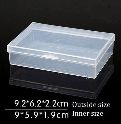 2pcs Transparent plastic playing cards container PP storage case packing poker bridge box for small pokers set   Game related