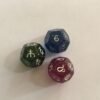 3 pcs 12 sides D12 Polyhedral Dice Astrological Creative tarot Dices Set Board game Divination Dice for EZ Constellation Games