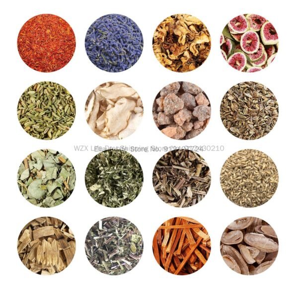 30 Herbs Witchcraft Kit Dried Herb Kit with Crystal Spoon Witchcraft