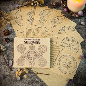 Magic Writing Solomon Seal & Pentacle Design for Witchcraft