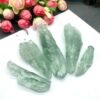 Magicun Crystal~300g natural green crystal rough 4-7cm large grain gravel green long tooth rough stone