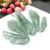 Magicun Crystal~300g natural green crystal rough 4-7cm large grain gravel green long tooth rough stone