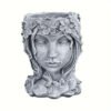 Head Planter Goddess Statue Planter Decorative Portrait Planter Indoor Outdoor Flower Vase Container