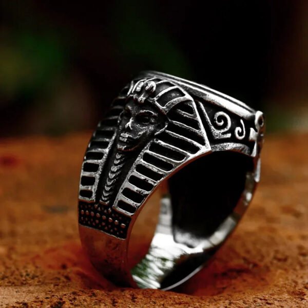 Horus Eye Ring – Men's Punk Jewelry, Ancient Egypt Pharaoh Symbol