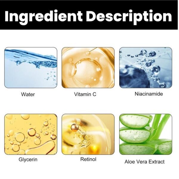 30ml Dark Spots Correcting Glow Serum Hydrating And Soothing Facial Essence Melanin Brightening Face Serum For Sensitive Skin