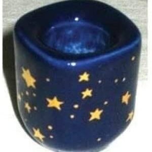 Witchcraft~CH40BS Cobalt Ceramic Starry Chime Holder