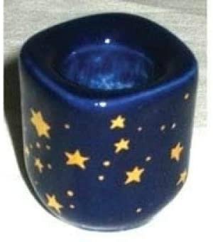 Witchcraft~CH40BS Cobalt Ceramic Starry Chime Holder