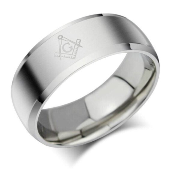 Magic Ring~316L  AG Masonic RING Titanium Ring Men Stainless Steel Jewelry
