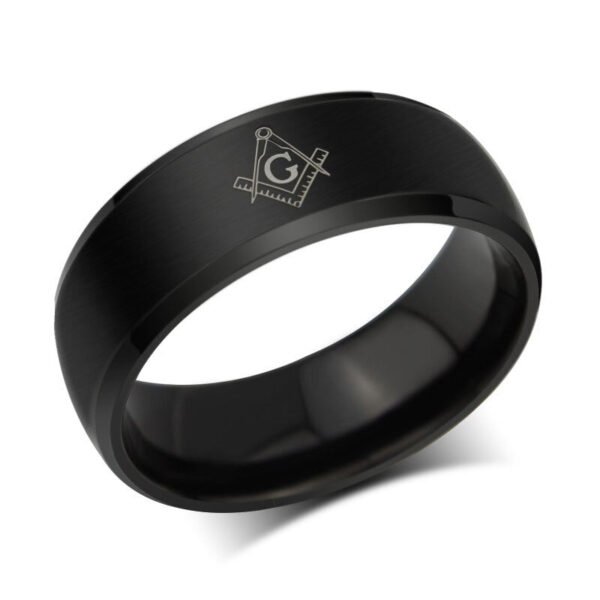 Magic Ring~316L  AG Masonic RING Titanium Ring Men Stainless Steel Jewelry
