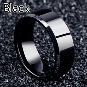 Magic Ring~316L  Fashion Charm Jewelry ring men stainless steel Black Rings For Women and men as gift