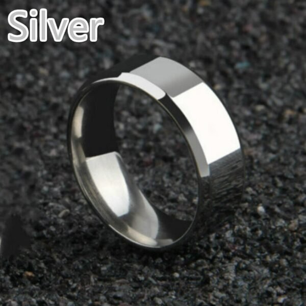 Magic Ring~316L  Fashion Charm Jewelry ring men stainless steel Black Rings For Women and men as gift