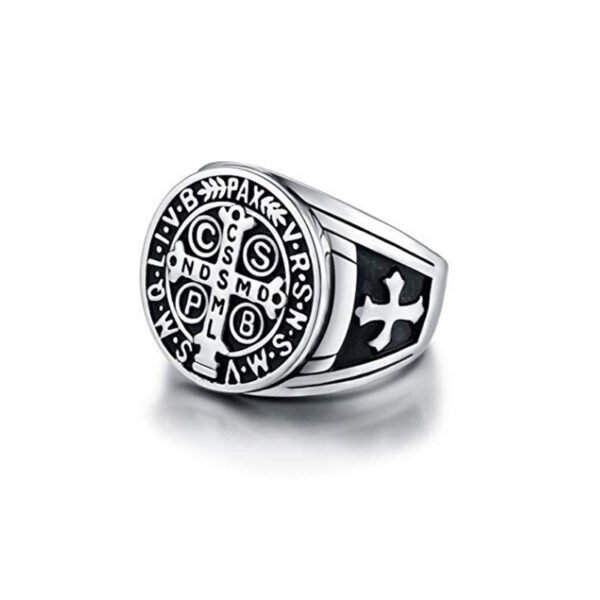 Magic Ring~316L  Men Women Stainless Steel Black Gold Armor Shield Knight Templar Crusade Cross Signet Male Ring Medieval Signet