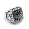 Magic Ring~316L  Men's Signet Ring Russian Empire Double Eagle Rings For Male Punk Gold Color Arms Of The Russian Big Ring