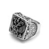 Magic Ring~316L  Men's Signet Ring Russian Empire Double Eagle Rings For Male Punk Gold Color Arms Of The Russian Big Ring