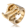 Magic Ring~316L  Punk Rock Eagle Ring Gold-Color Stainless Steel Party Ring