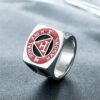 Magic Ring~316L  Vintage Men Masonic Rings Stainless Steel Jewelry Wedding Band for Men Retro Titanium Punk Rings HF464