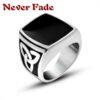 Magic Ring~316L  Vintage Punk Style Titanium Stainless Steel Irish knot Ring for Men Women Retro Jewelry SA904