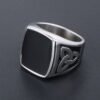 Magic Ring~316L  Vintage Punk Style Titanium Stainless Steel Irish knot Ring for Men Women Retro Jewelry SA904