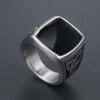 Magic Ring~316L  Vintage Punk Style Titanium Stainless Steel Irish knot Ring for Men Women Retro Jewelry SA904