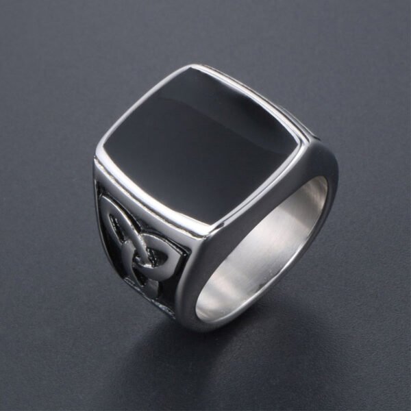 Magic Ring~316L  Vintage Punk Style Titanium Stainless Steel Irish knot Ring for Men Women Retro Jewelry SA904