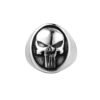 Magic Ring~316L Stainless Steel men ring the Punisher skull ring punk biker fashion jewelry HF694
