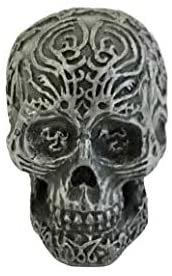 Magic  Collection~18 Mini 1.5" Silver Skulls Gothic Celtic Tribal Figurine Paperweights