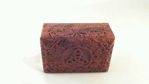 Witchcraft~FBBXT Triquetra Wooden Carved Box