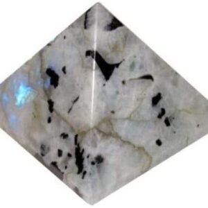 Witchcraft~SHIVANSH CREATIONS Healing Crystals Chakra Stones Quartz Pyramid, Reiki Energy Meditation Negative Ion Generator Pyramid for Positive Energy (Rainbow Moonstone, 25-30 MM)