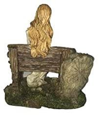 Magic  Collection~Hand Painted Skeleton Waiting for The Perfect Man Bride Bachelorette Figurine Statue 5 inch Tall